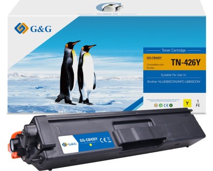 Toner G&G Br Tn426 Y 6500 Pag