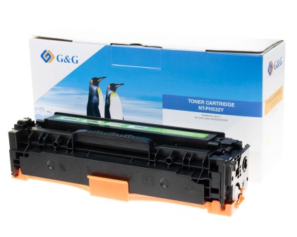Toner G&G Hp Cc532A/Ce412A/Cf382A Y Crg118Y/Crg718Y/Crg318Y 2800 Pag