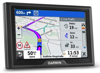 Navigatore Gps Garmin 010-02036-10 Drive 52 & Live Traffic Black