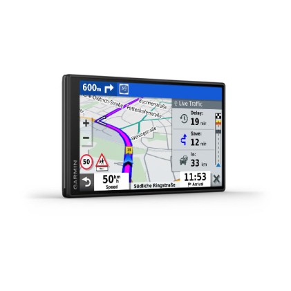 Navigatore Gps Garmin 010-02037-12 Drivesmart 55 & Live Traffic Black