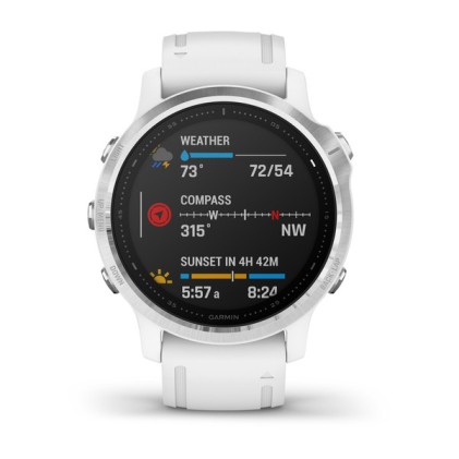 Garmin fēnix 6S 3,05 cm (1.2") 42 mm Nero, Bianco GPS (satellitare)