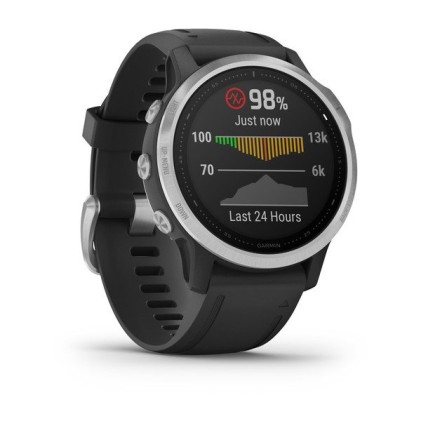 Garmin fēnix 6S 3,05 cm (1.2") 42 mm Nero, Argento GPS (satellitare)