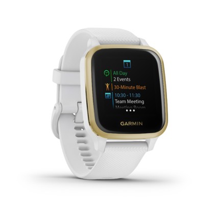 Garmin Venu SQ 3,3 cm (1.3") 40 mm LCD Oro, Bianco GPS (satellitare)