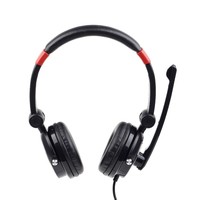 Headset GEMBIRD 5.1 Surround MHS-5.1-001 black /rot