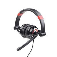 Headset GEMBIRD 5.1 Surround MHS-5.1-001 black /rot