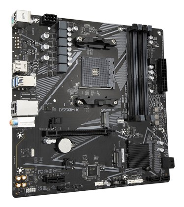 Scheda madre Gigabyte B550M K AMD AM4 4xDDR4 - M.2, SATA, PCIe4.0 - HDMI, DisplayPort, RJ-45, USB 3.2 - MicroATX