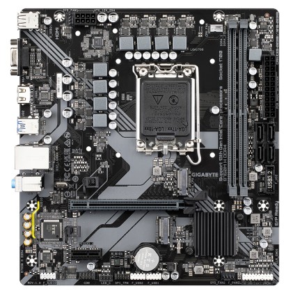 GIGABYTE B760M H DDR4 Scheda Madre - Supporta CPU Intel Core di 14a Generazione, 6+1+1 Fasi VRM Digitale, fino a 3200MHz DDR4 (OC), 2xPCIe 4.0 M.2, GbE LAN, USB 3.2 Gen1