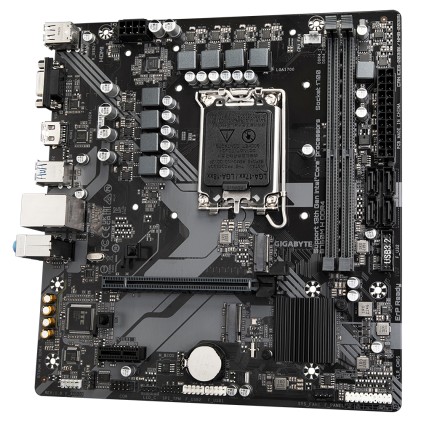 GIGABYTE B760M H DDR4 Scheda Madre - Supporta CPU Intel Core di 14a Generazione, 6+1+1 Fasi VRM Digitale, fino a 3200MHz DDR4 (OC), 2xPCIe 4.0 M.2, GbE LAN, USB 3.2 Gen1