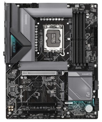 GIGABYTE B860 EAGLE WIFI6E Scheda madre - CPU Intel Core Ultra, VRM a 12+1+2+1 fasi, fino a 9066MHz DDR5, 1xPCIe 5.0 + 2xPCIe 4.0 M.2, LAN 2,5 GbE, WIFI 6E, USB 3.2 Gen 2x2