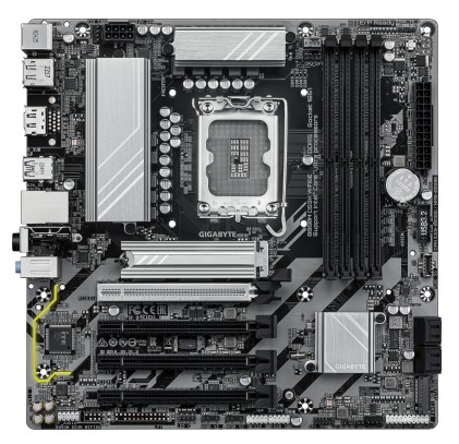 GIGABYTE B860M DS3H WIFI6E Scheda madre - CPU Intel Core Ultra, VRM a 5+1+2+1 fasi, fino a 9066MHz DDR5, 1xPCIe 5.0 + 1xPCIe 4.0 M.2, LAN 2,5 GbE, WIFI 6E, USB 3.2 Gen 2