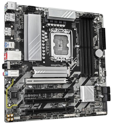 GIGABYTE B860M DS3H WIFI6E Scheda madre - CPU Intel Core Ultra, VRM a 5+1+2+1 fasi, fino a 9066MHz DDR5, 1xPCIe 5.0 + 1xPCIe 4.0 M.2, LAN 2,5 GbE, WIFI 6E, USB 3.2 Gen 2