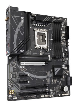 GIGABYTE Z790 EAGLE AX Scheda madre - Supporta CPU Intel Core di 14a generazione, VRM digitale a 12+1+1 fasi, fino a 7600MHz DDR5 (OC), 3xPCIe 4.0 M.2, Wi-Fi 6E, LAN 2.5GbE, USB 3.2 Gen 2