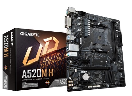 Gigabyte A520M H (rev. 1.0) AMD A520 Socket AM4 micro ATX