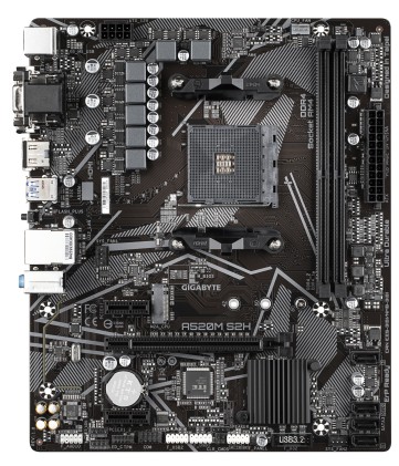 Gigabyte A520M S2H scheda madre Presa AM4 micro ATX