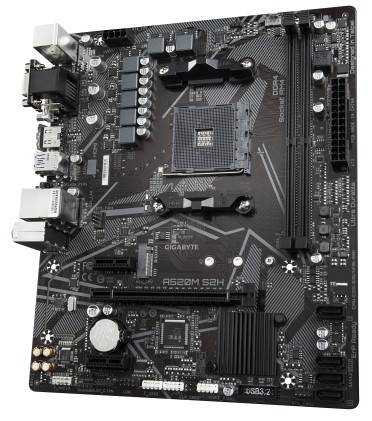Gigabyte A520M S2H scheda madre Presa AM4 micro ATX
