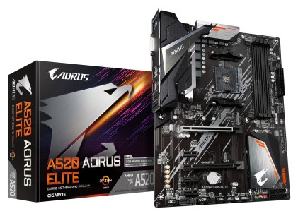 Gigabyte A520 AORUS ELITE scheda madre AMD A520 Presa AM4 ATX