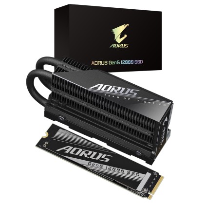 Gigabyte AORUS Gen5 12000 M.2 1 TB PCI Express 5.0 3D TLC NAND NVMe