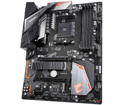Gigabyte B450 AORUS ELITE scheda madre Presa AM4 ATX AMD B450