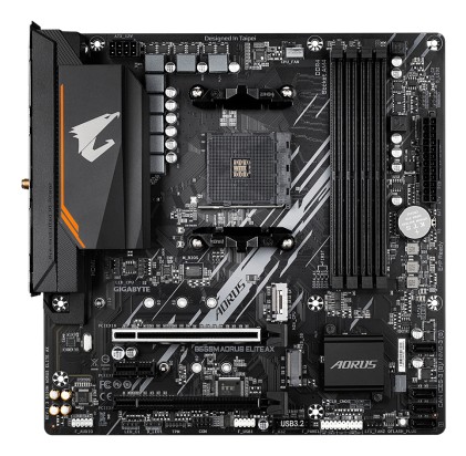 GIGABYTE B550M AORUS ELITE AX scheda madre AMD B550 Socket AM4 micro ATX