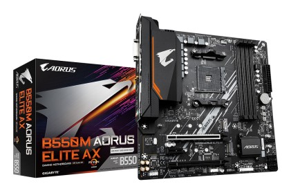 GIGABYTE B550M AORUS ELITE AX scheda madre AMD B550 Socket AM4 micro ATX