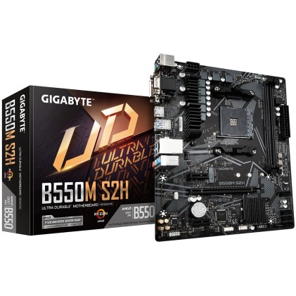 Gigabyte B550M S2H Presa AM4 micro ATX AMD B550
