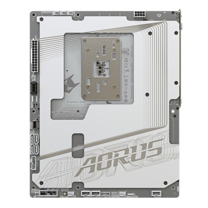 GIGABYTE Scheda Madre B650E AORUS STEALTH ICE - Supporta CPU AMD Ryzen 9000, VRM a 12+2+2 fasi, fino a 8000MHz DDR5 (OC), 1xPCIe 5.0 M.2 + 3xPCIe 4.0 M.2, Wi-Fi 7, LAN 2.5GbE, USB 3.2 Gen 2x2