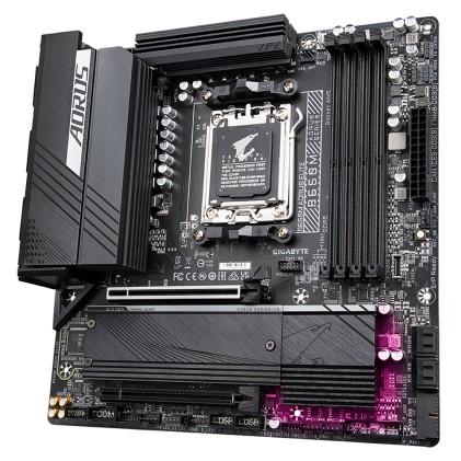 GIGABYTE B650M AORUS ELITE Scheda madre - Supporta CPU AMD Ryzen 9000, VRM a 12+2+2 fasi, fino a 8000 MHz DDR5, 1xPCIe 5.0 + 1xPCIe 4.0 M.2, LAN 2.5GbE, USB 3.2 Gen 2x2