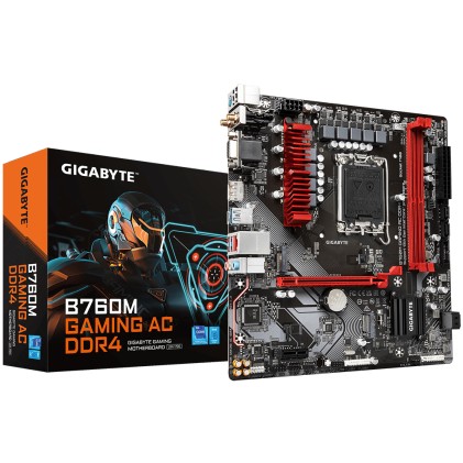 Gigabyte B760M GAMING AC DDR4 Intel B760 Express LGA 1700 micro ATX