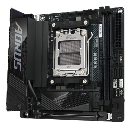 GIGABYTE B850I AORUS PRO Scheda Madre - Supporta processori AMD Ryzen Serie 9000, VRM digitale a 8+2+1 fasi, fino a 8400MHz DDR5 (OC), 1xPCIe 5.0 + 1xPCIe 4.0 M.2, 2.5LAN, WIFI 7, USB 3.2 Gen 2