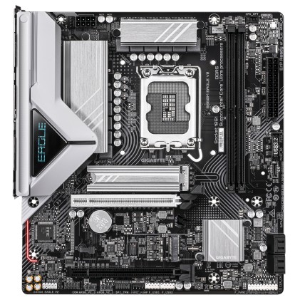 GIGABYTE B860M EAGLE V2 Scheda madre - CPU Intel Core Ultra Series, VRM a 6+1+2 fasi, fino a 9066 MHz DDR5, 1x M.2 PCIe 5.0 + 1x M.2 PCIe 4.0, LAN 2.5 GbE, USB 3.2 Gen 1