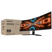 GIGABYTE G34WQC 34inch Monitor 3 440x1440 144HZ 2xHDMI 2xDP