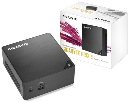 Gigabyte GB-BLCE-4105 barebone per PC/stazione di lavoro UCFF Nero BGA 1090 J4105 1,5 GHz