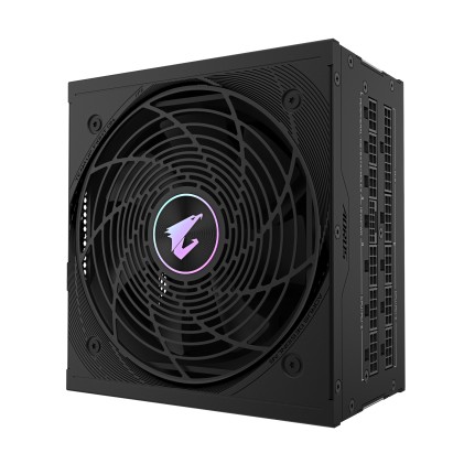 GIGABYTE AORUS ELITE P850W Alimentatore - PCIe 5.0, 80 PLUS Platinum, Design completamente modulare, Ventola da 120 mm, Compatibile con ATX 3.0, Spina EU