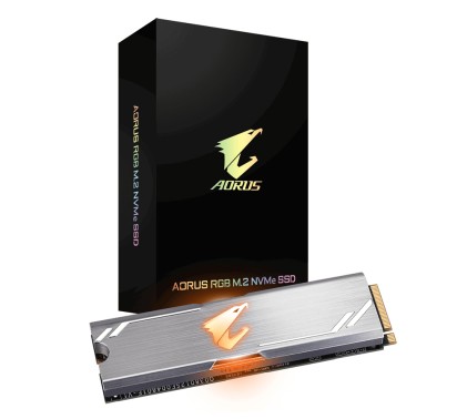 HD SSD M.2 512GB GIGABYTE AORUS PCIe GP-ASM2NE2512GTTDR RGB
