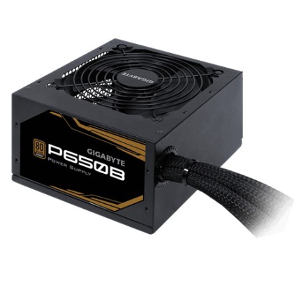 GIGABYTE GP-P650B 650W ATX12V 80 PLUS BRONZE Certified Active PFC Power Supply