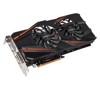 SVGA Gigabyte GeForce GTX 1070 OC WindForce 2X, 8192 MB GDDR5