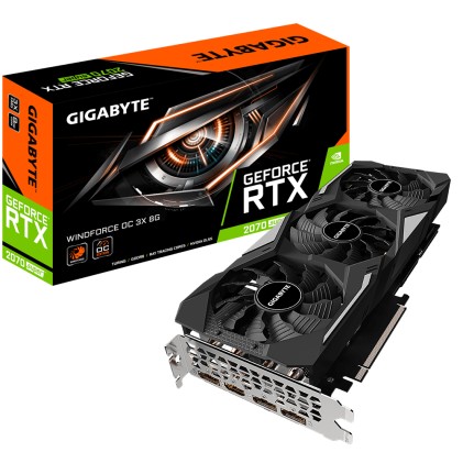 Gigabyte GV-N207SWF3OC-8GD scheda video NVIDIA GeForce RTX 2070 SUPER 8 GB GDDR6
