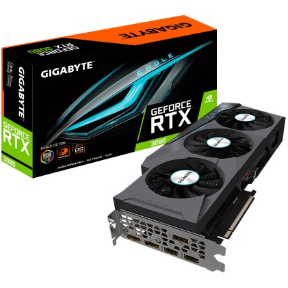 Gigabyte GeForce RTX 3080 EAGLE OC 10G rev. 2.0 NVIDIA 10 GB GDDR6X