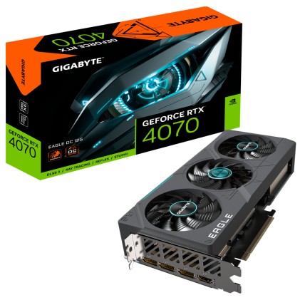 Gigabyte GV-N4070EAGLE OC-12GD scheda video NVIDIA GeForce RTX 4070 12 GB GDDR6X