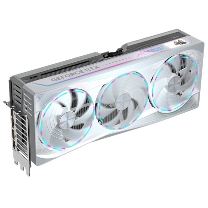 GIGABYTE AORUS GeForce RTX 5090 MASTER ICE 32G Scheda Grafica - 32 GB GDDR7, 512 bit, PCI-E 5.0, 2655MHz Frequenza Base, 3 x DP 2.1a, 1 x HDMI 2.1b, NVIDIA DLSS 4, GV-N5090AORUSM ICE-32GD