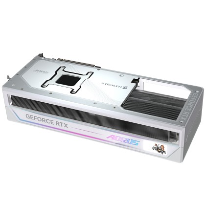 GIGABYTE AORUS GeForce RTX 5090 STEALTH ICE 32G Scheda Grafica - 32GB GDDR7, 512bit, PCI-E 5.0, 2655MHz Frequenza core, 3 x DP 2.1a, 1 x HDMI 2.1b, NVIDIA DLSS 4, GV-N5090AORUSST ICE-32GD