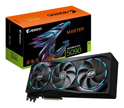 GIGABYTE AORUS GeForce RTX 5090 MASTER 32G Scheda Grafica - 32 GB GDDR7, 512 bit, PCI-E 5.0, 2655MHz Frequenza Base, 3 x DP 2.1a, 1 x HDMI 2.1b, GV-N5090AORUS M-32GD
