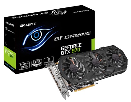 Gigabyte GV-N970G1 NVIDIA GTX 970 G1 Gaming Edition Scheda grafica, HDMI, DVI, 4GB GDDR5, PCI-E 3.0