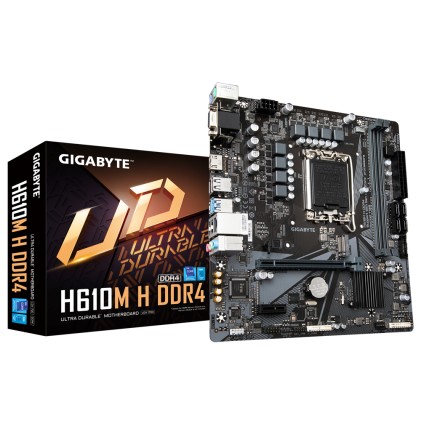 Gigabyte H610M H DDR4 scheda madre Intel H610 Express LGA 1700 micro ATX