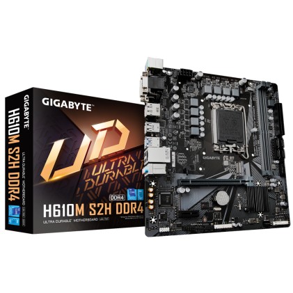Gigabyte H610M S2H DDR4 scheda madre Intel H610 Express LGA 1700 micro ATX
