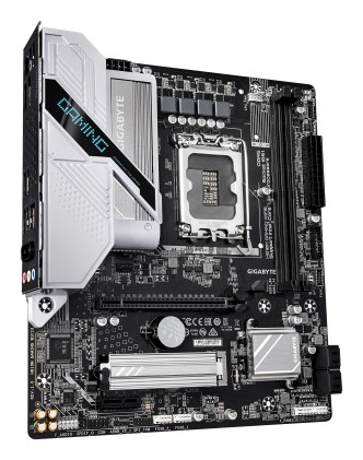 GIGABYTE H810M GAMING WIFI6 Scheda madre - CPU Intel Core Ultra (Serie 2), VRM a 4+1+2 fasi, fino a 6400 MHz DDR5, 1xPCIe 4.0 M.2, LAN 2.5GbE, WIFI 6, USB 3.2 Gen 1