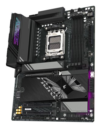 GIGABYTE X870E AORUS ELITE WIFI7 Scheda Madre - Supporta CPU AMD Ryzen 9000, 16+2+2 fasi VRM digitali, fino a 8000Hz DDR5 (OC), 3xPCIe 5.0 + 1xPCIe 4.0, Wi-Fi 7, LAN 2.5GbE, USB 4