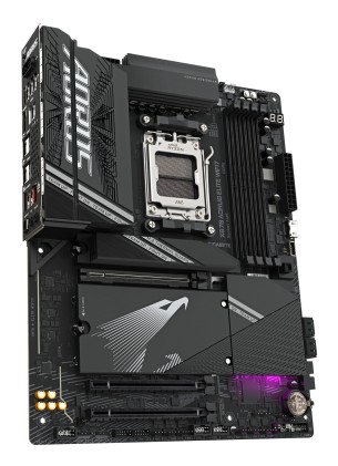 GIGABYTE X870 AORUS ELITE WIFI7 Scheda Madre - Supporta CPU AMD Ryzen 9000, 16+2+2 fasi VRM, fino a 8000MHz DDR5 (OC), 3xPCIe 5.0 + 1xPCIe 4.0, Wi-Fi 7, LAN 2.5GbE, USB 4