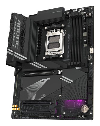 GIGABYTE X870 AORUS ELITE WIFI7 Scheda Madre - Supporta CPU AMD Ryzen 9000, 16+2+2 fasi VRM, fino a 8000MHz DDR5 (OC), 3xPCIe 5.0 + 1xPCIe 4.0, Wi-Fi 7, LAN 2.5GbE, USB 4