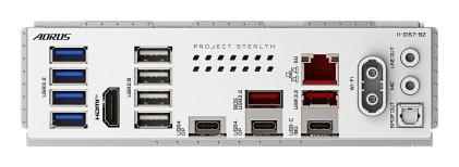 GIGABYTE X870 AORUS STEALTH ICE Scheda Madre &ndash; Supporta CPU AMD Ryzen 9000, VRM digitale a 16+2+2 fasi, fino a 8200 MHz DDR5 (OC), 2 x PCIe 5.0 + 2 x PCIe 4.0, Wi-Fi 7, LAN 5 GbE, USB 4